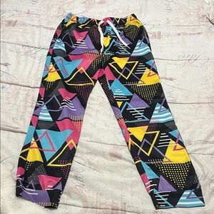 Colorful Geometric Kids Pants